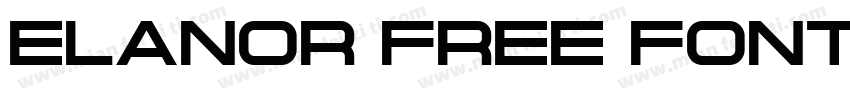 Elanor Free Font字体转换